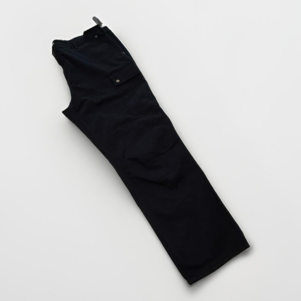 Frye and Co Cargo Pants Big & Tall Men’s 44x32 Black Stretch Cotton Blend NWT